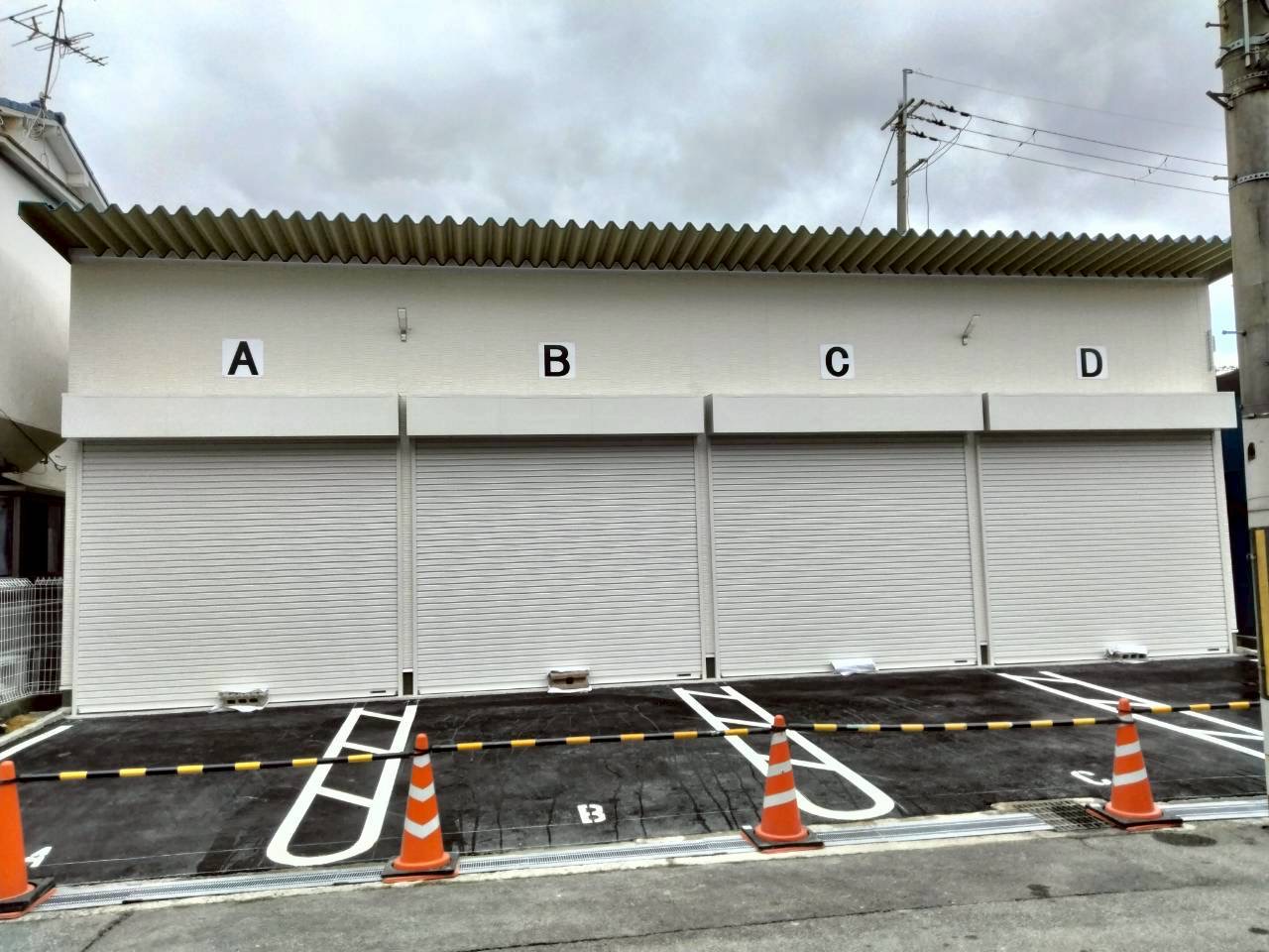 ガレージ倉庫新築工事完了しました！